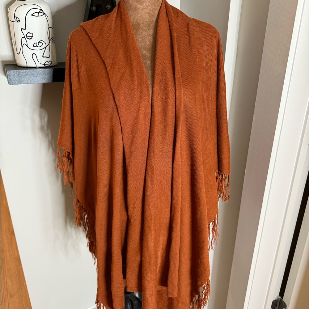 Forever 21 Terracotta Knit Shawl